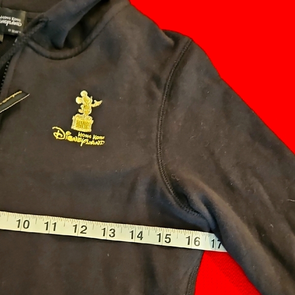 Hong Kong Disneyland The Golden Mickeys black long sleeve  hoodie embroidered S - Picture 4 of 11